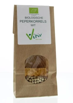 Vitiv Peperkorrels wit bio