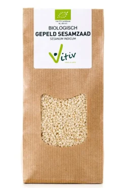 Vitiv Sesamzaad wit gepeld bio
