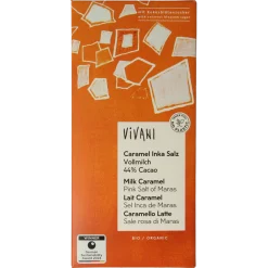 Hot Vivani Chocolade melk car. zeezout kokosbloesemsuiker bio