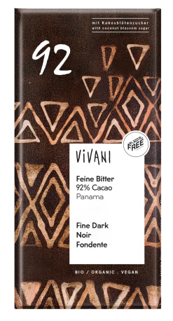 Sale Vivani Chocolade puur 92% kokosbloesemsuiker bio
