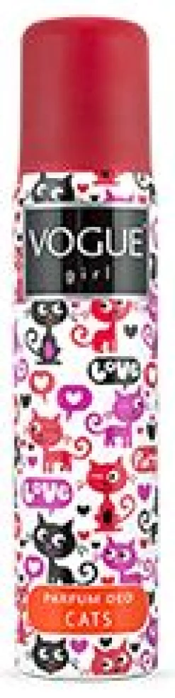 Vogue Deodorant spray girl cats