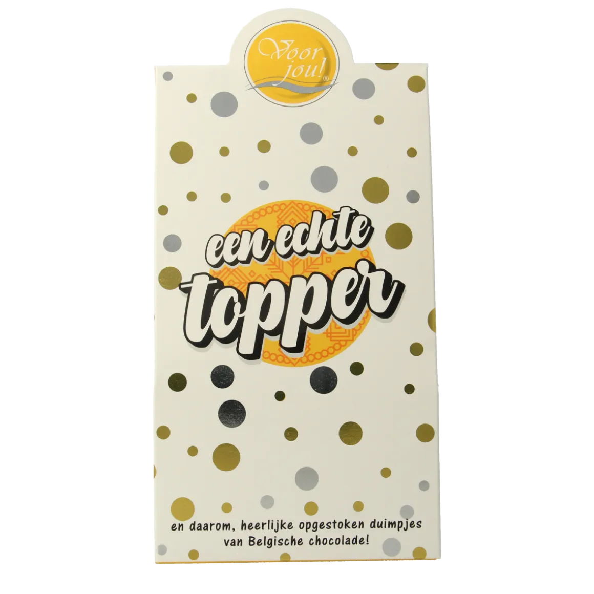 Voor Jou! Cadeau doos young duimpjes topper