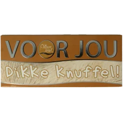 Clearance Voor Jou! Wensreep melkchocolade knuffel