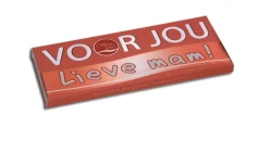 Online Voor Jou! Wensreep melkchocolade gefeliciteerd