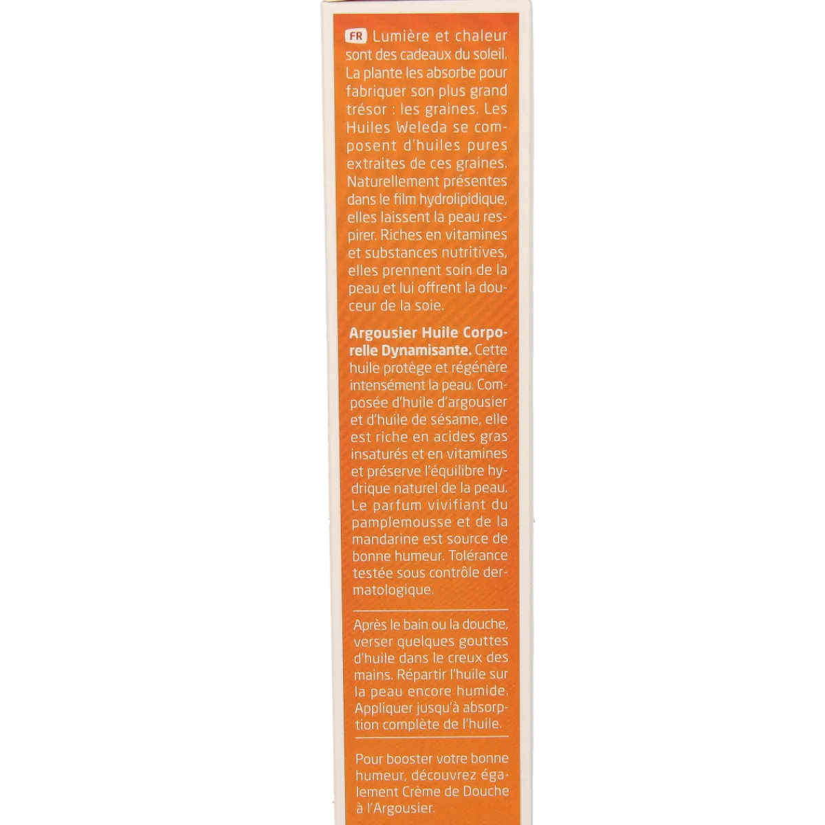 Hot Weleda Duindoorn vitaliserende body olie