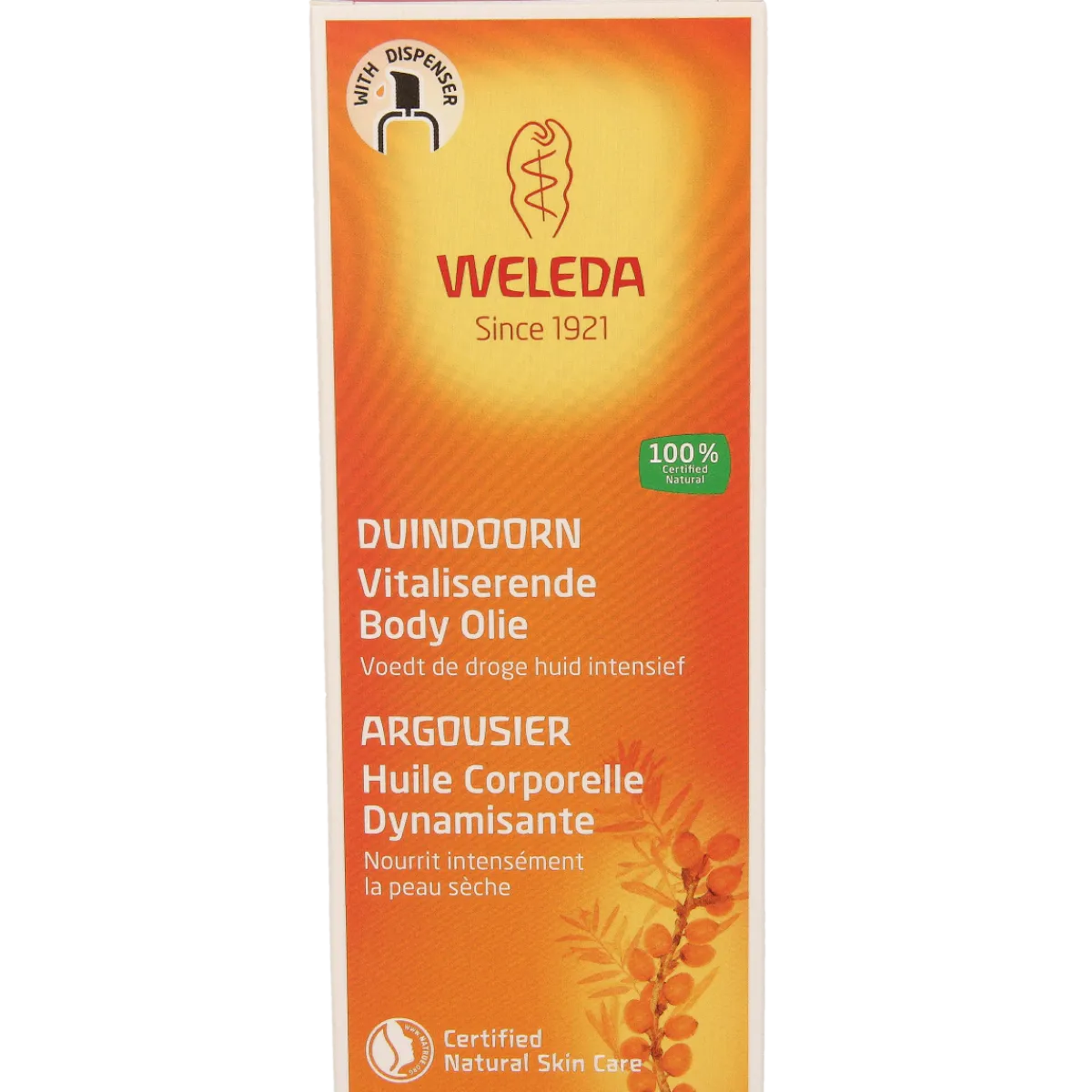 Hot Weleda Duindoorn vitaliserende body olie