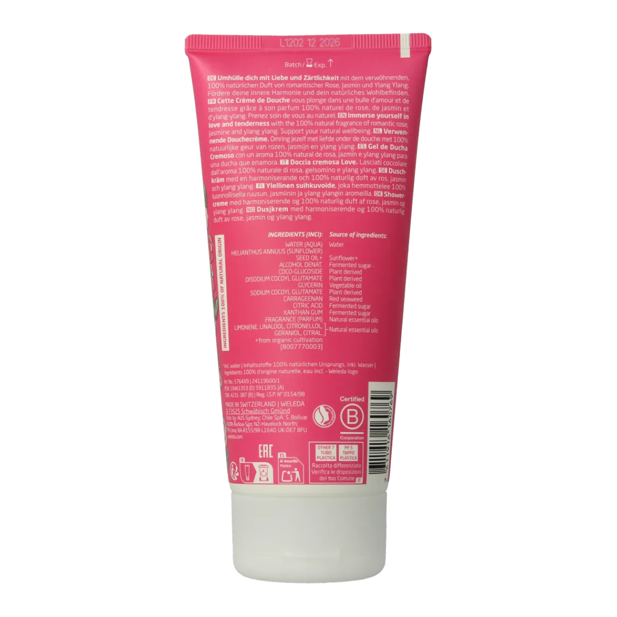 New Weleda Love douchecreme