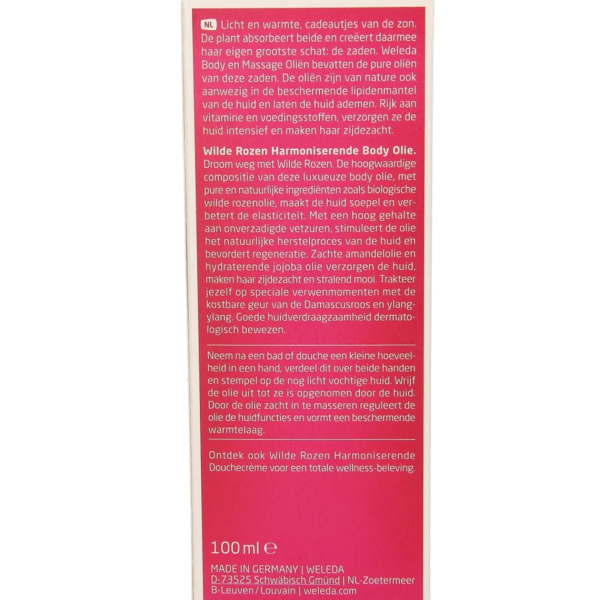 Online Weleda Wilde rozen harmoniserende body olie