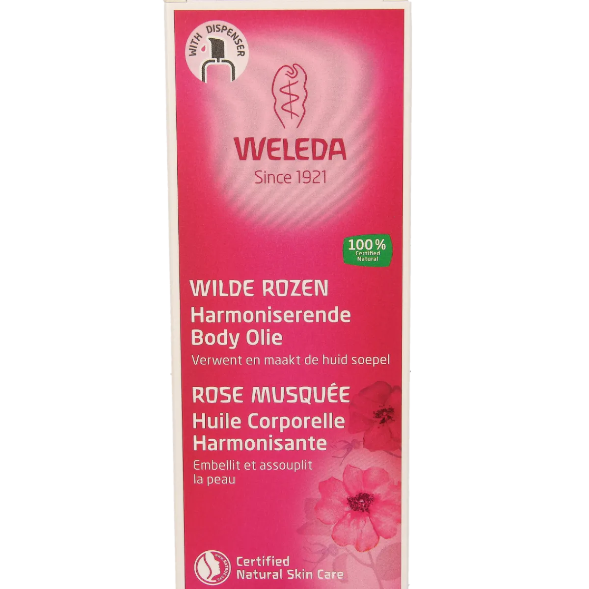 Online Weleda Wilde rozen harmoniserende body olie