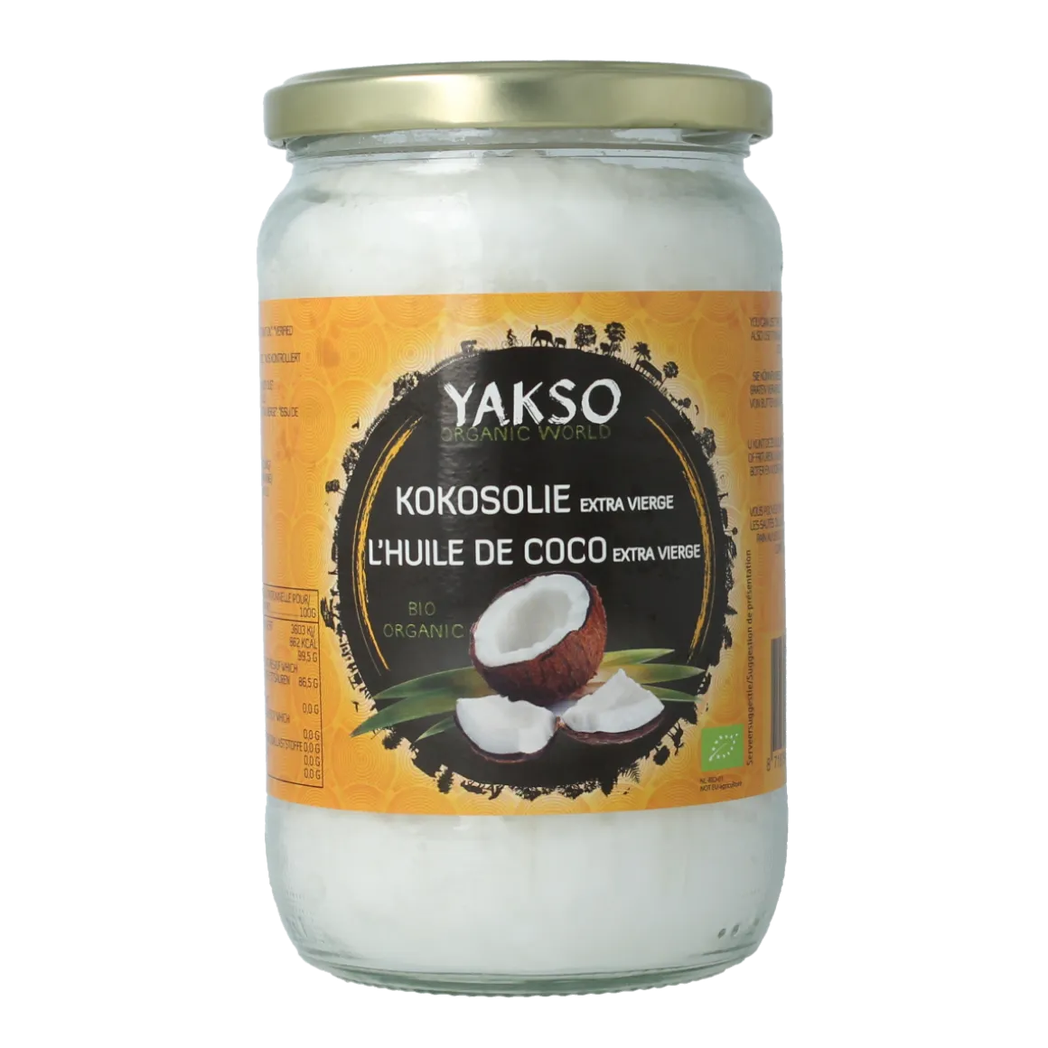 Yakso Kokosolie extra vierge bio