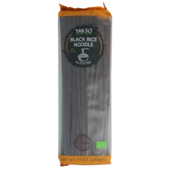 Yakso Rice noodle zwart bio