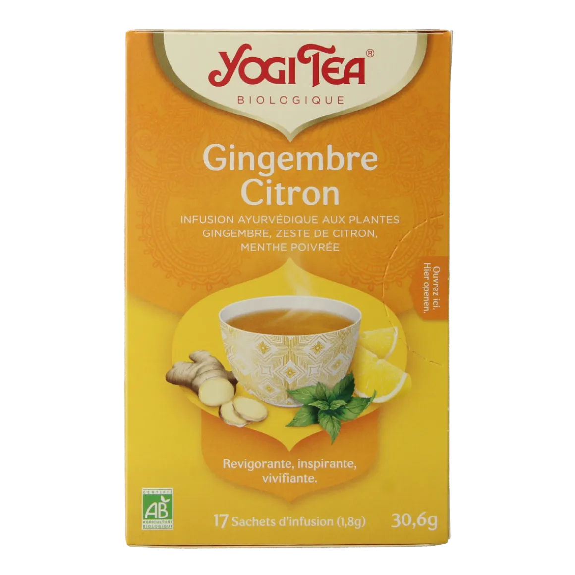 Yogi Tea Ginger lemon munt bio