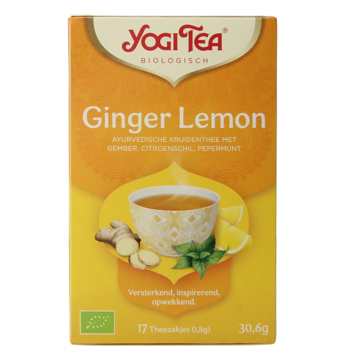 Yogi Tea Ginger lemon munt bio