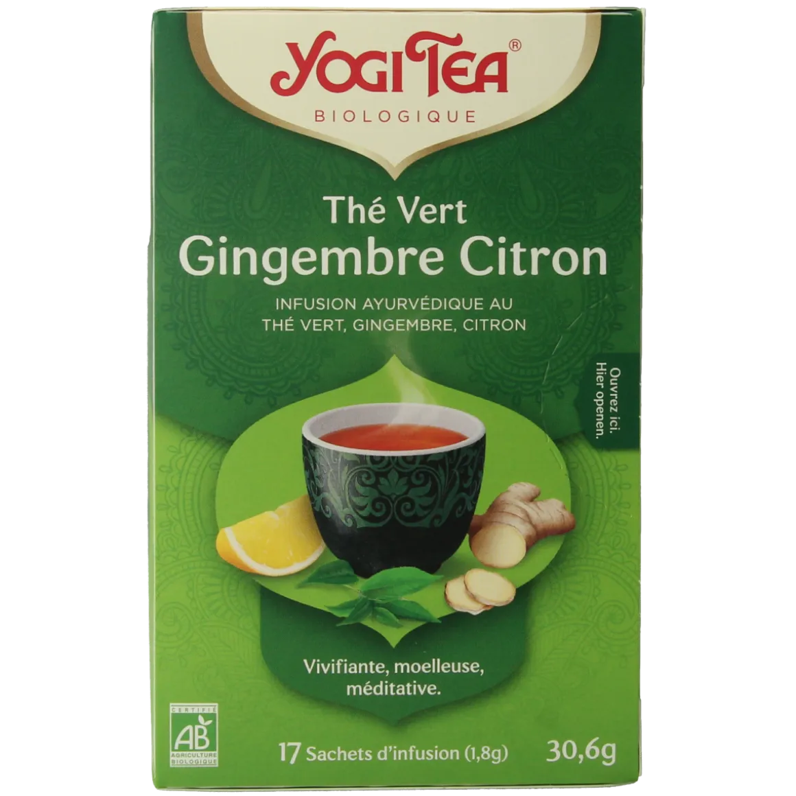 Yogi Tea Green tea ginger lemon bio