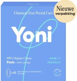 Yoni Maandverband medium met vleugels