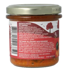 Zonnatura Groentespread paprika bio