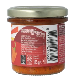 Zonnatura Groentespread paprika bio