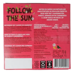 Best Zonnatura Notenreep cashew cranberry 3x25 gram bio