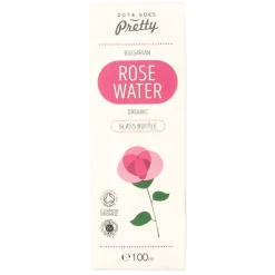 Zoya Goes Pretty Organic rose water glass bottle